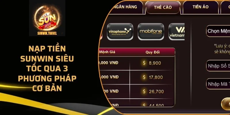 Nạp tiền Sunwin